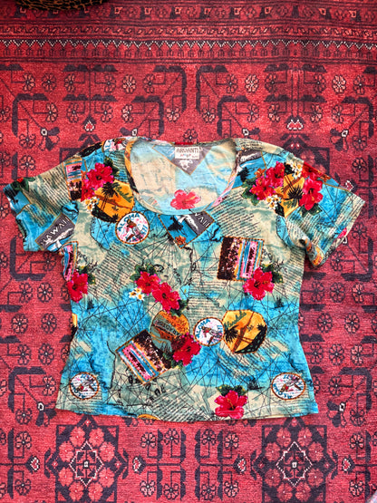 VINTAGE ARVANTI HAWAII T-SHIRT - XL