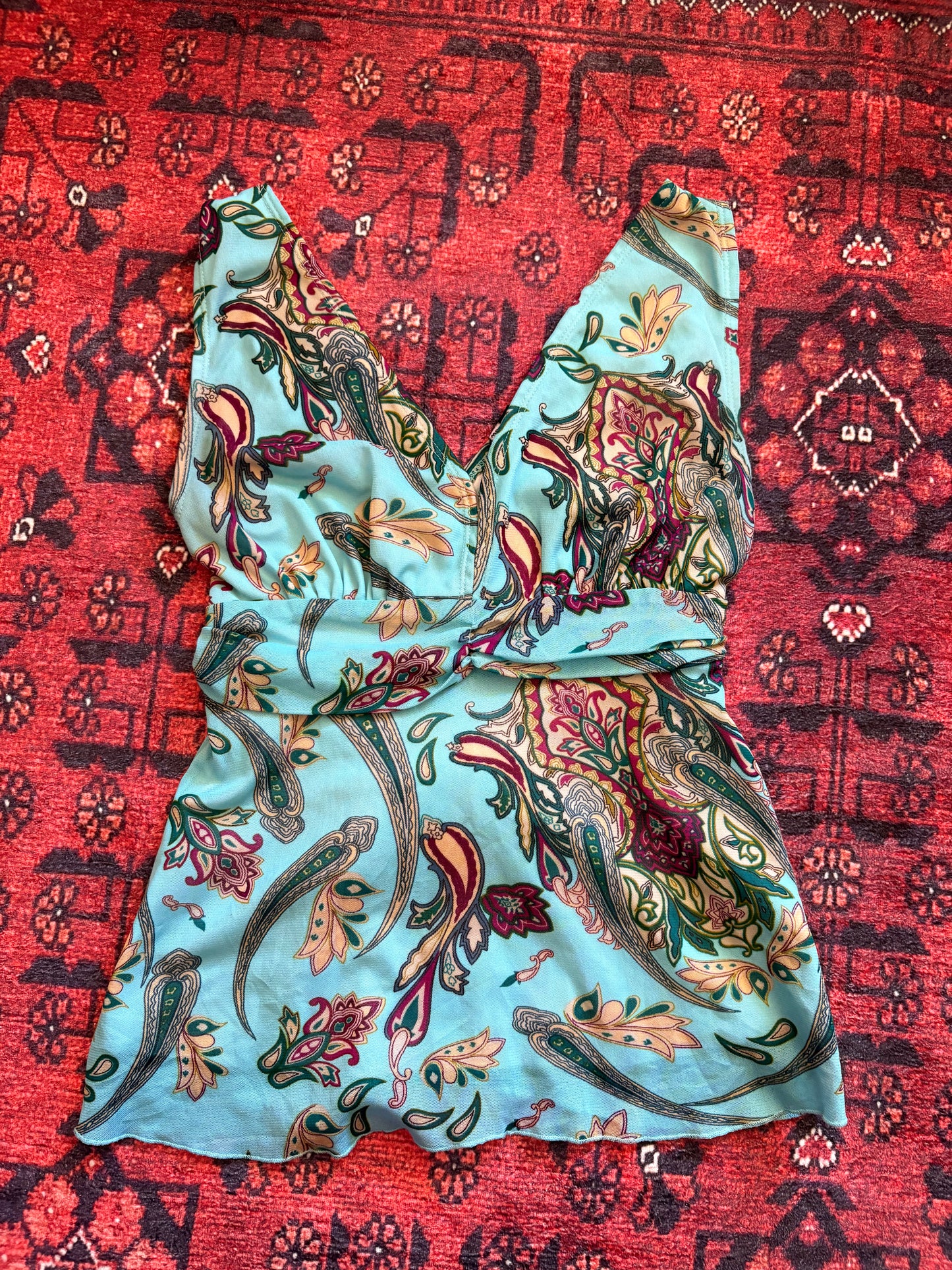 VINTAGE FMX PAISLEY TANK TOP - S
