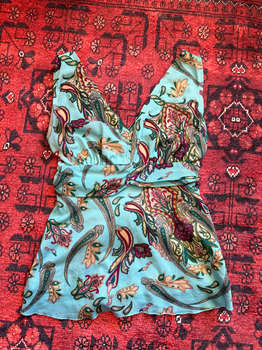 VINTAGE FMX PAISLEY TANK TOP - S