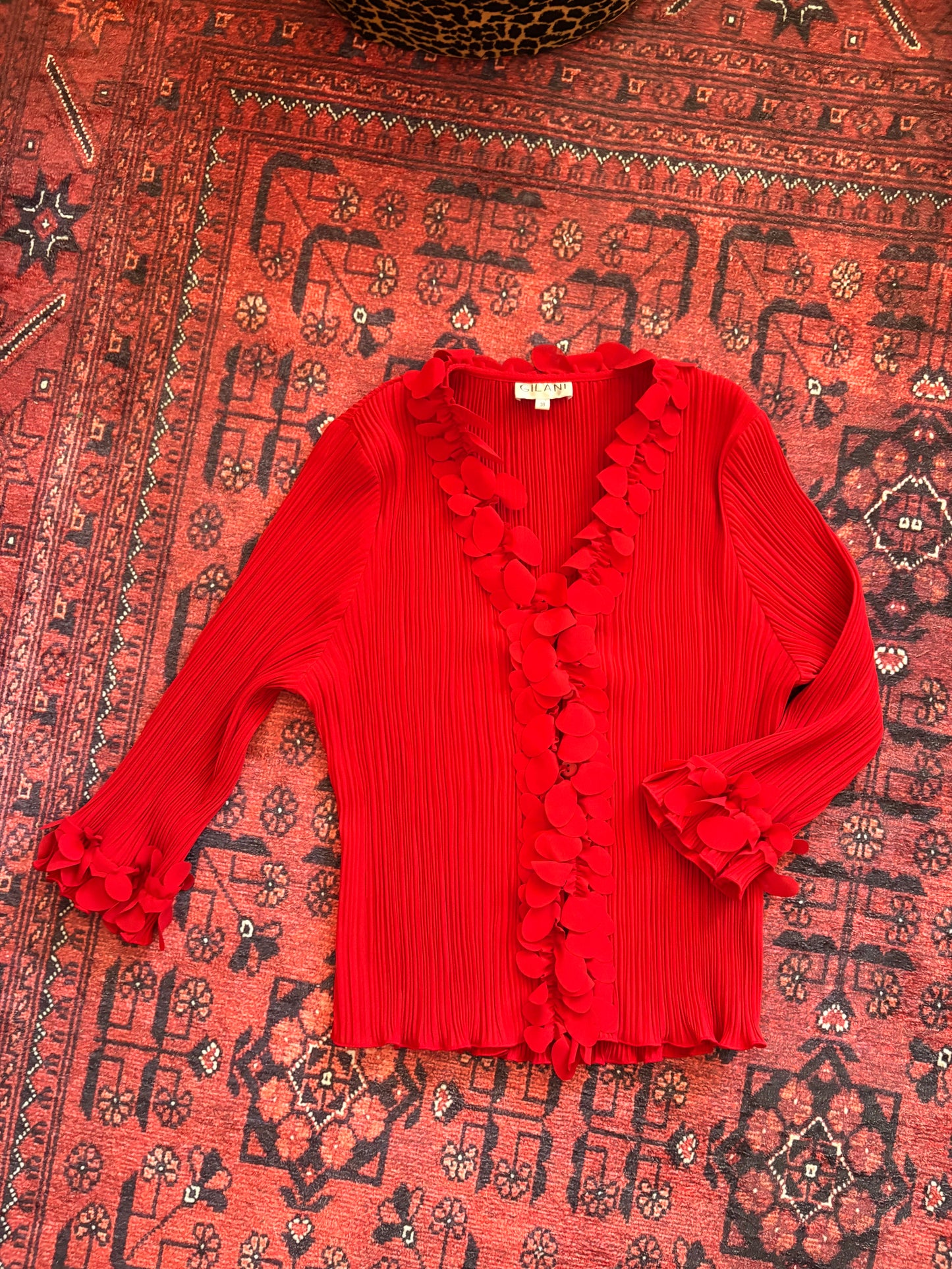 VINTAGE GILANI RUFFLE BLOUSE