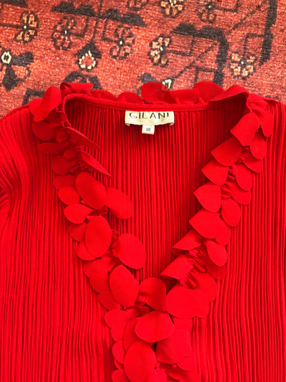 VINTAGE GILANI RUFFLE BLOUSE