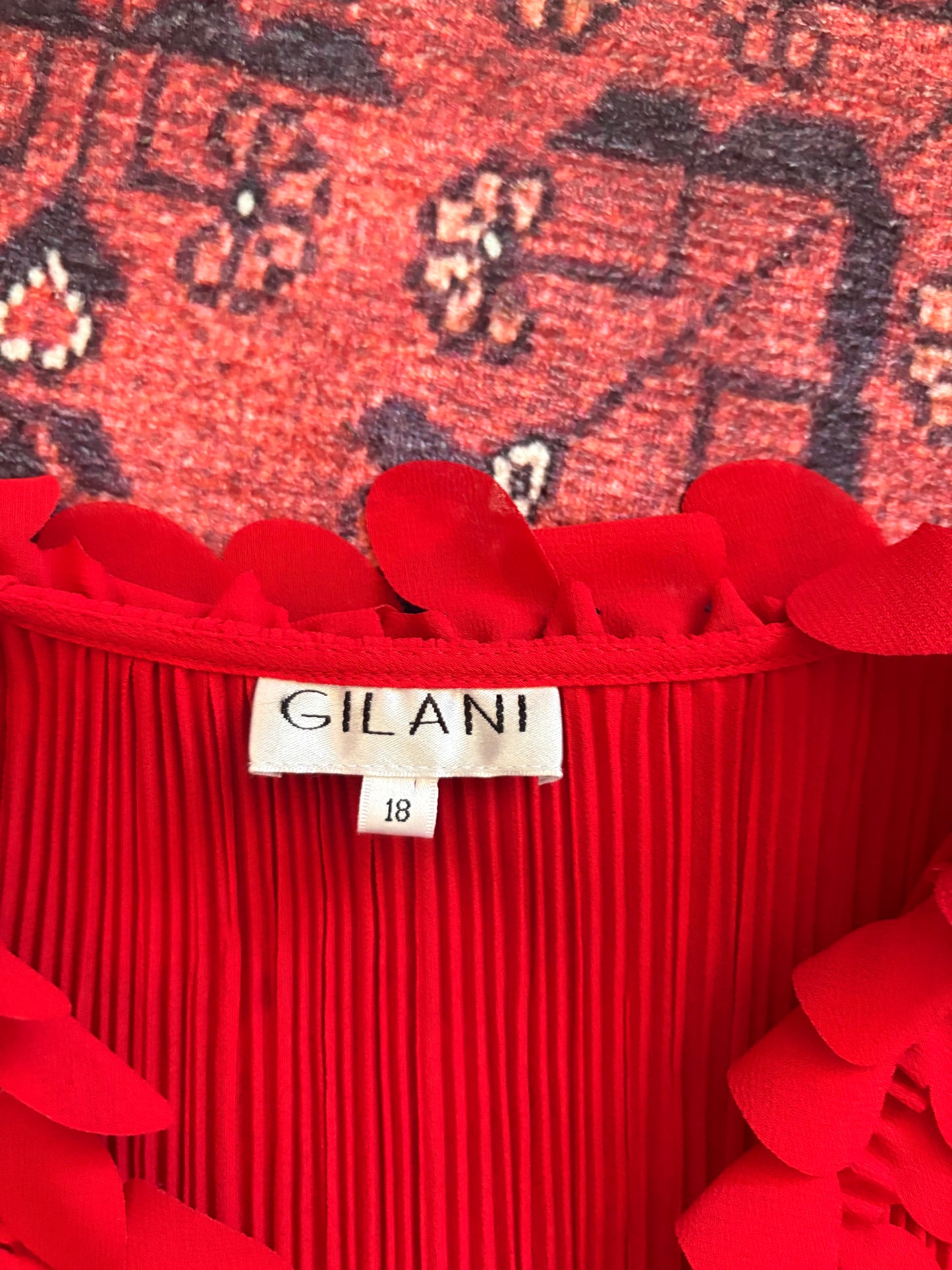 VINTAGE GILANI RUFFLE BLOUSE