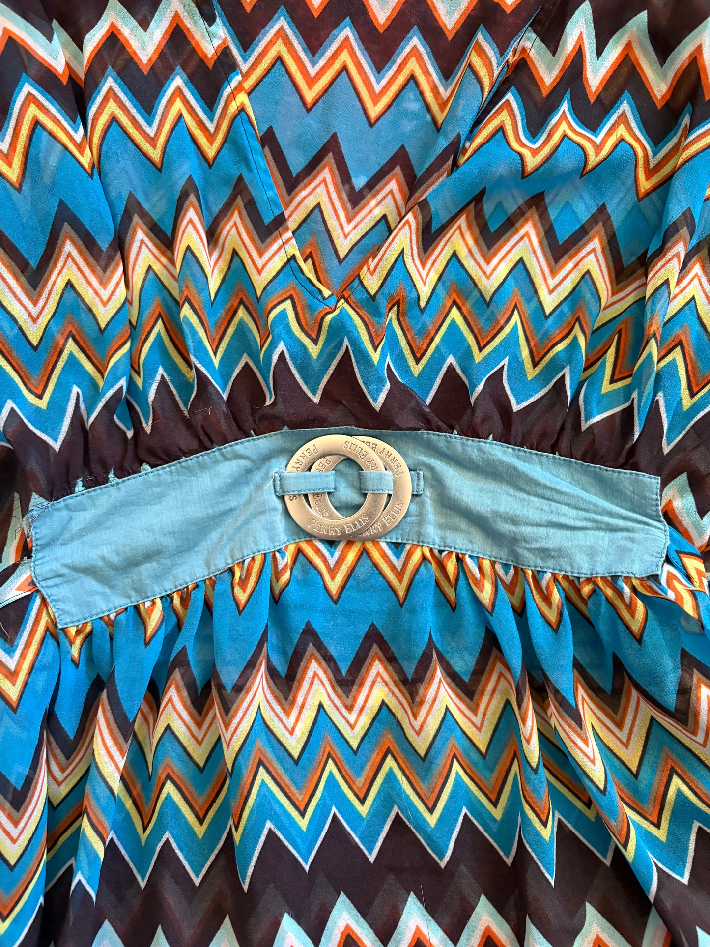 PERRY ELLIS KIMONO DRESS - S