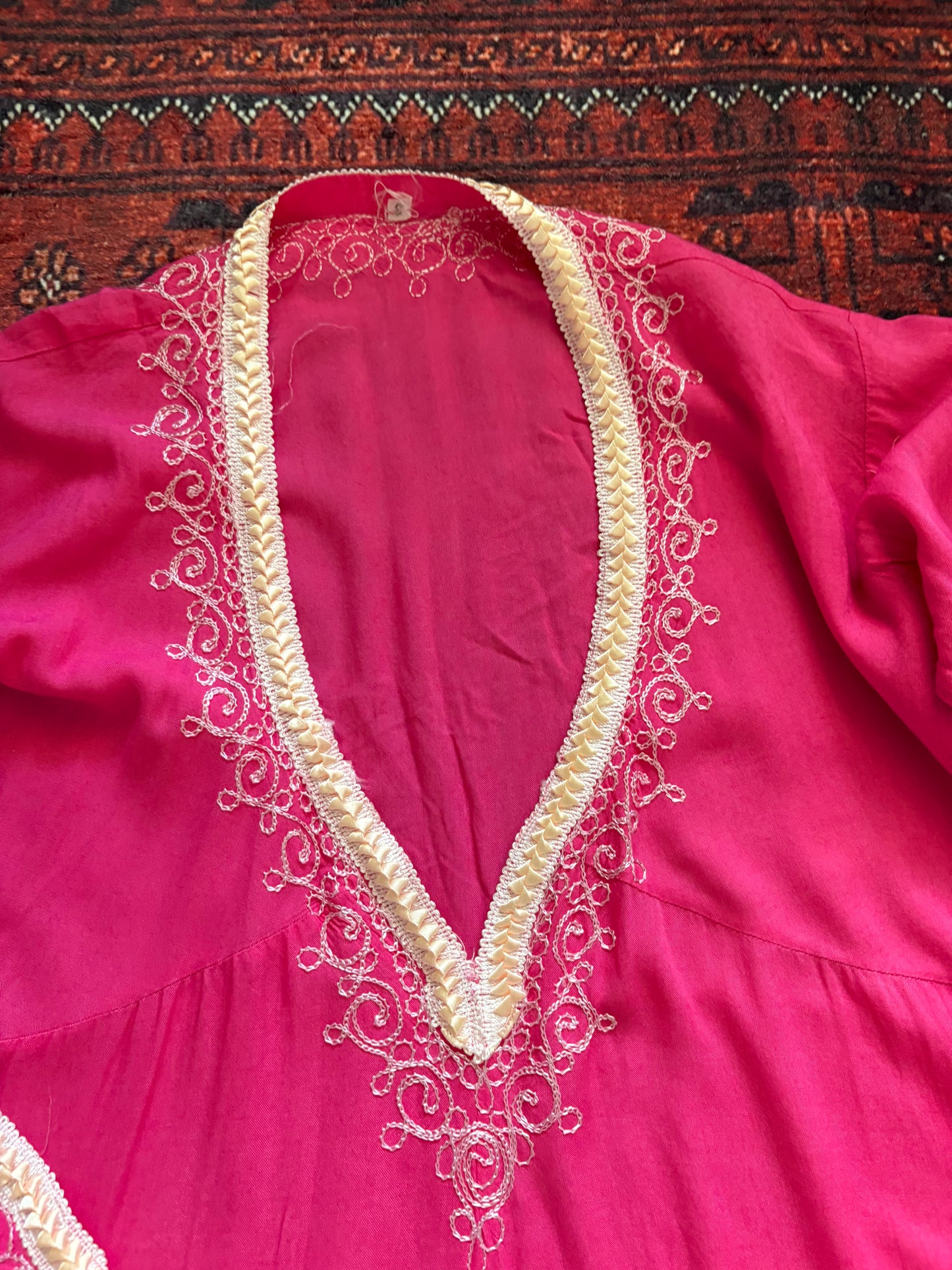 PINK BOHO TUNIC/BEACH COVER UP - 2