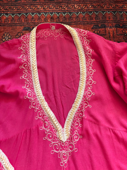 PINK BOHO TUNIC/BEACH COVER UP - 2
