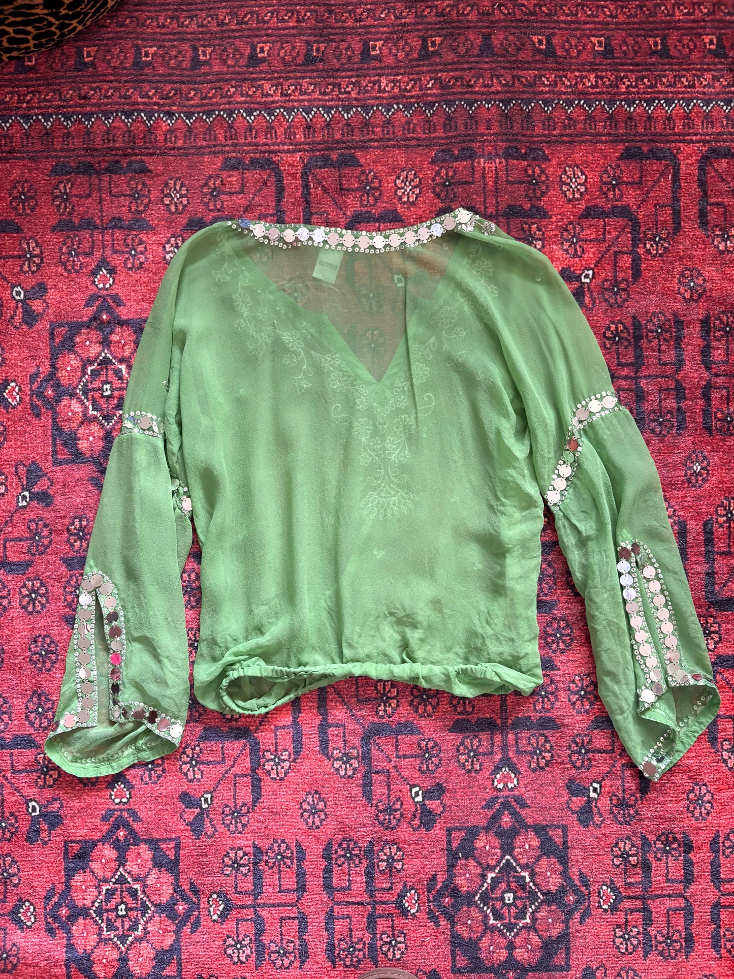 BOHO SEQUIN CROP TOP - 6