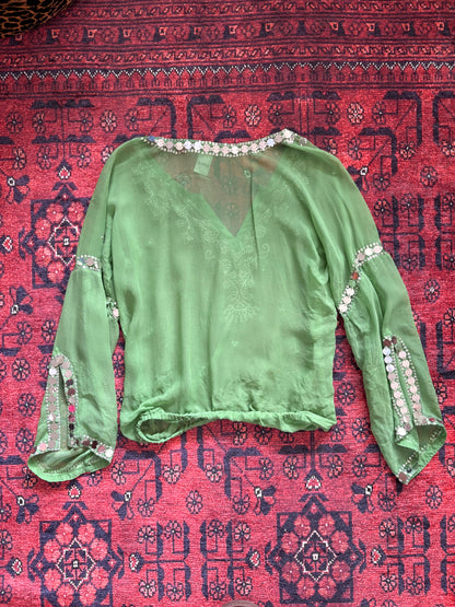 BOHO SEQUIN CROP TOP - 6