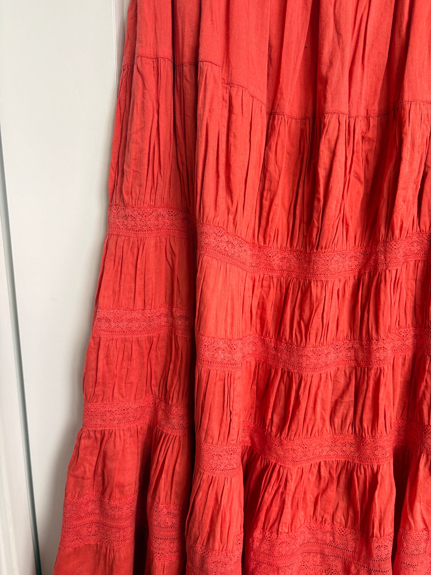 WHITE STAG SUMMER MAXI SKIRT - L