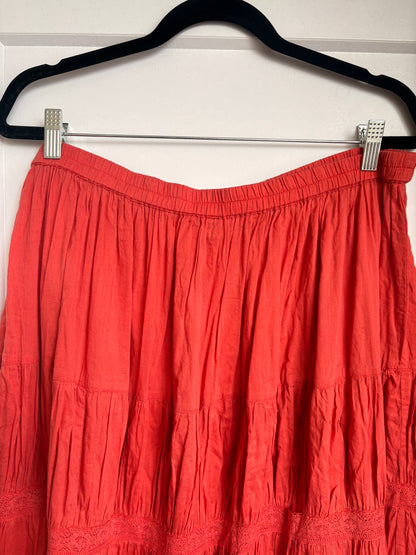 WHITE STAG SUMMER MAXI SKIRT - L