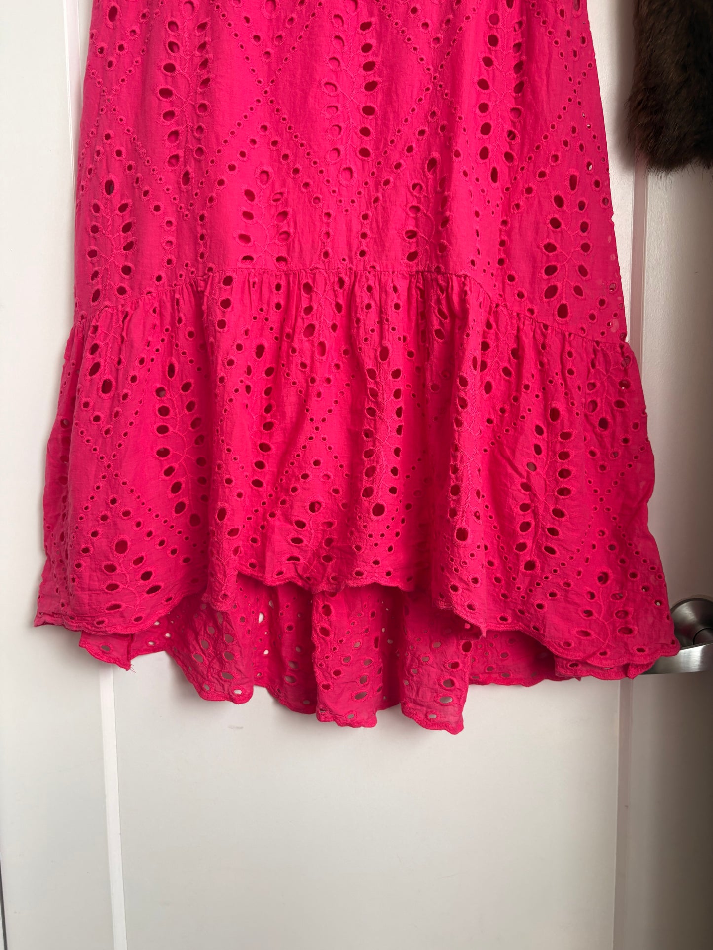 PINK MIDI SKIRT - M