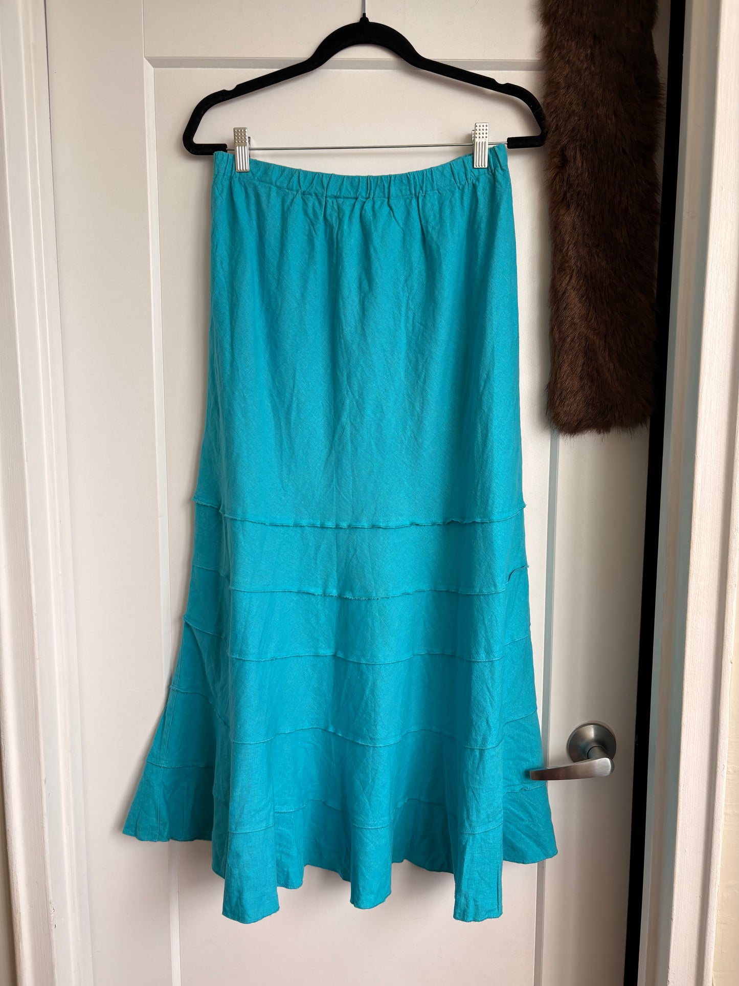 VINTAGE TIERED MAXI SKIRT - 16