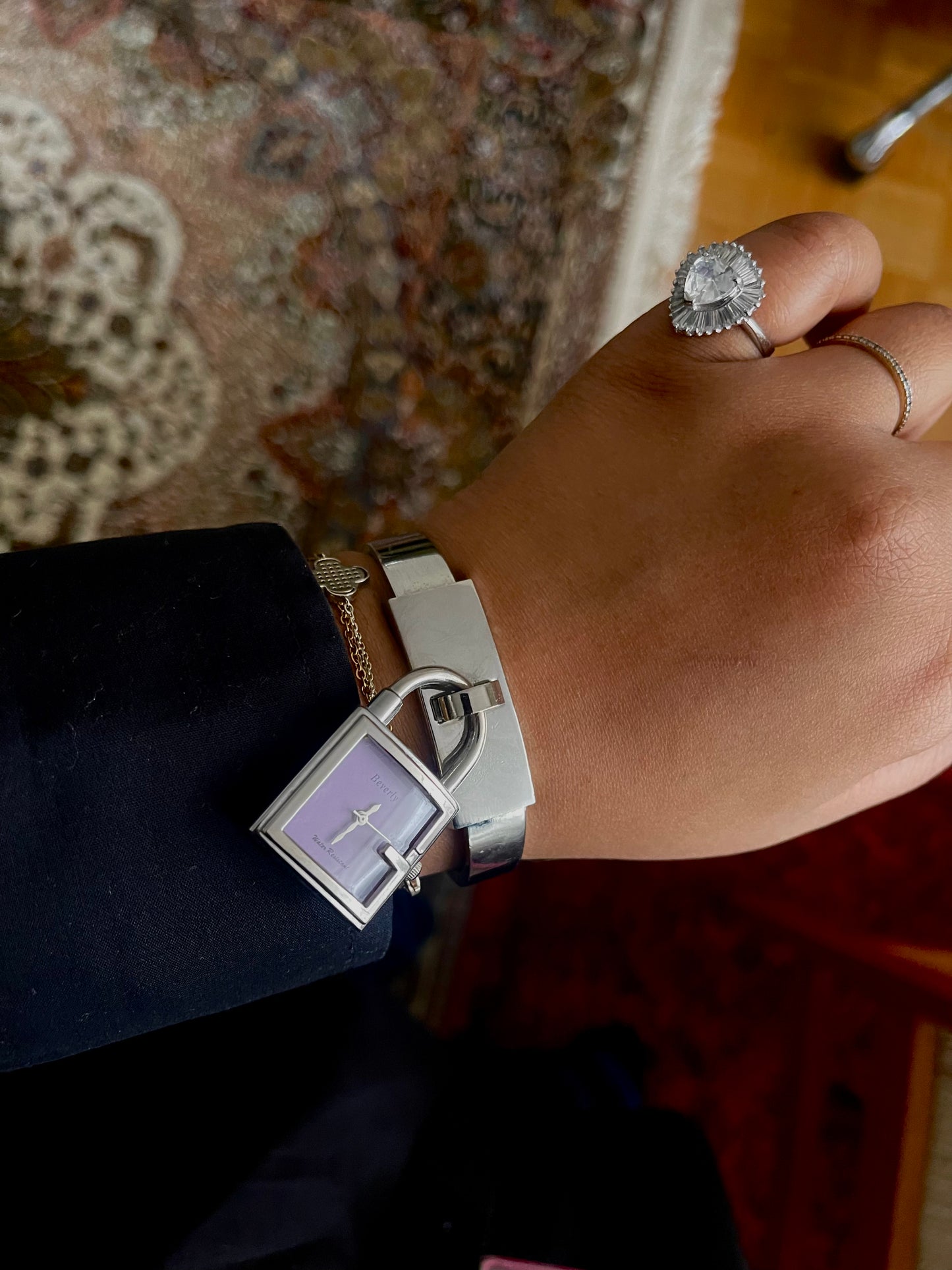 VINTAGE LOCK CUFF WATCH