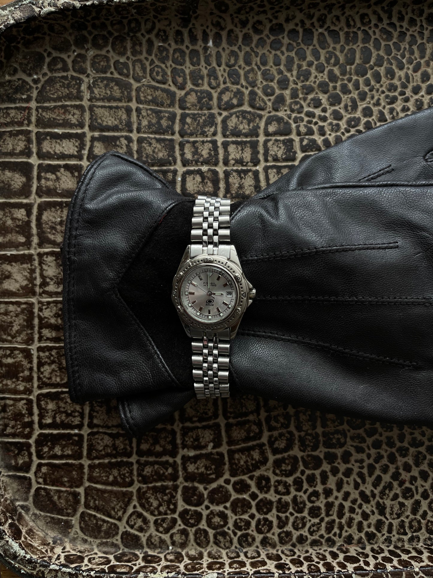 FOSSIL BLUE WATCH