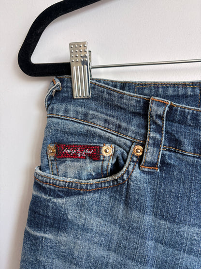 VINTAGE DENIM BABY PHAT CAPRI - 5