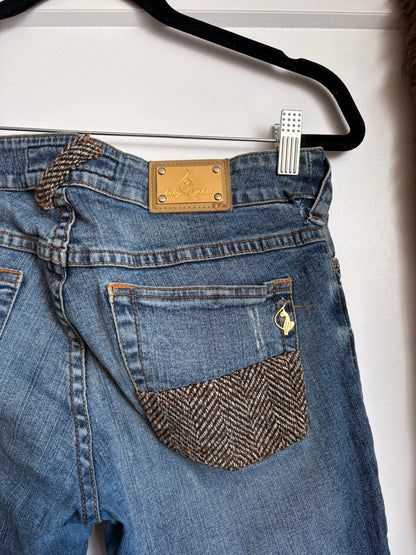 VINTAGE DENIM BABY PHAT CAPRI - 5