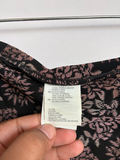 VINTAGE FLORAL MEXX SKIRT - M