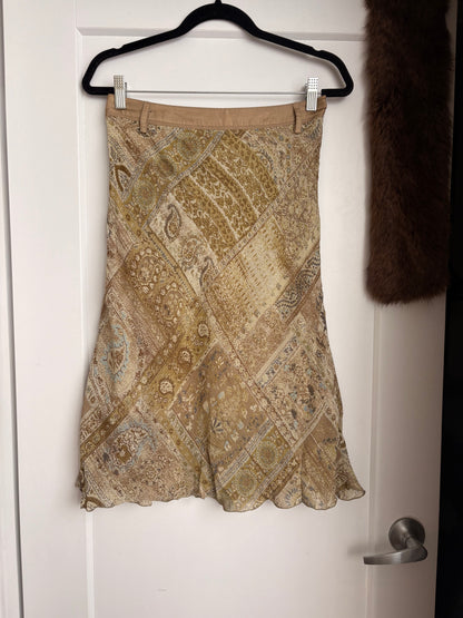 MANGO PAISLEY MIDI/MAXI SKIRT - 6