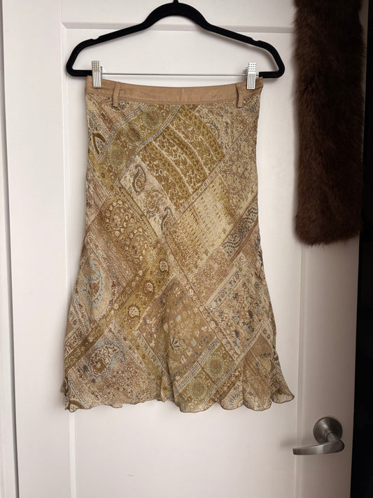 MANGO PAISLEY MIDI/MAXI SKIRT - 6