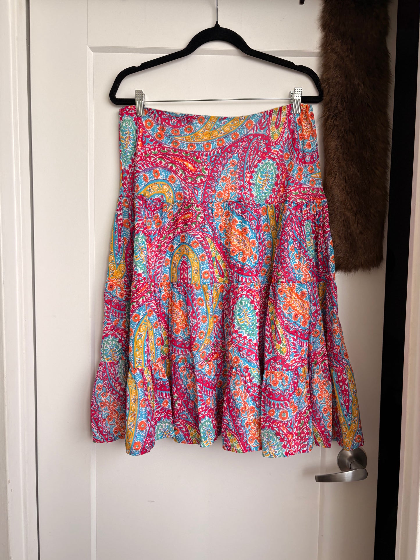 PAISLEY RALPH LAUREN SKIRT - M