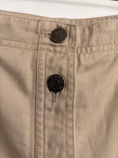 RALPH LAUREN KHAKI MAXI SKIRT - 18