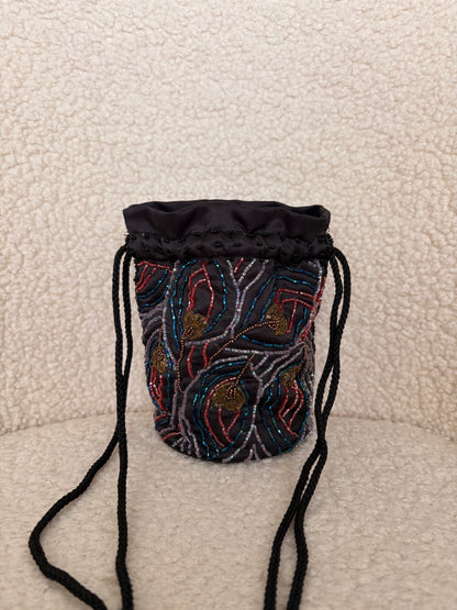 EMBELLISHED POUCH PURSE