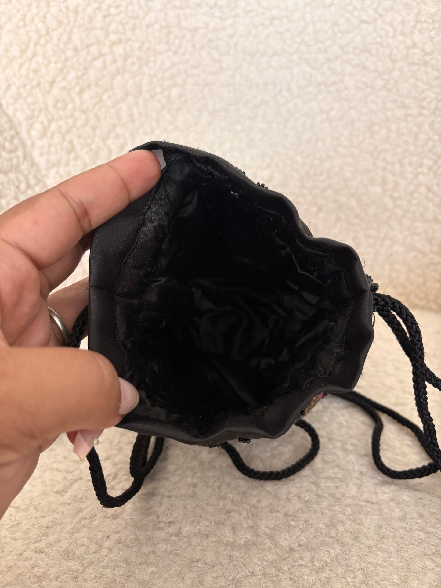 EMBELLISHED POUCH PURSE