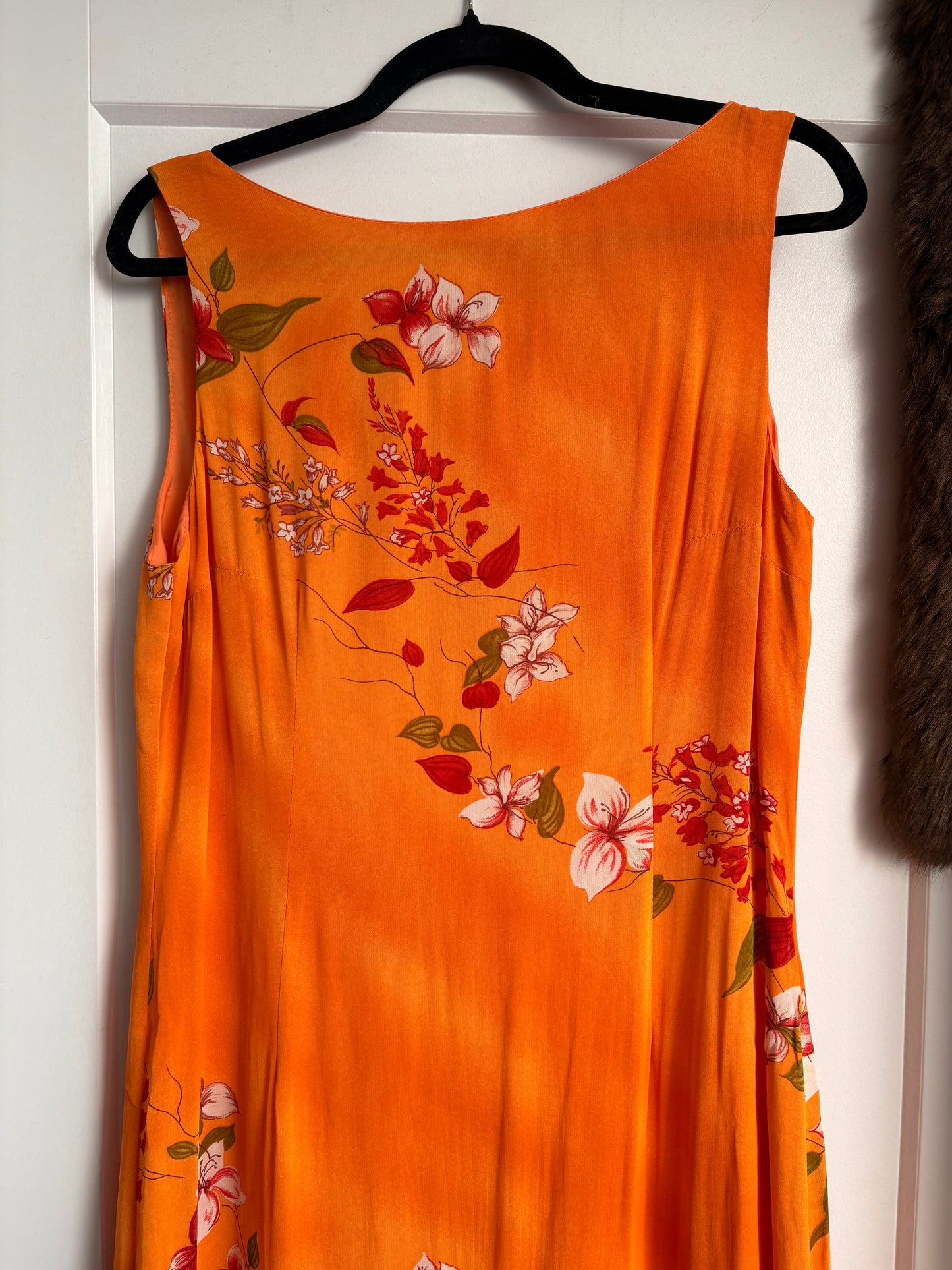 VINTAGE LOUBEN FLORAL MAXI DRESS - M