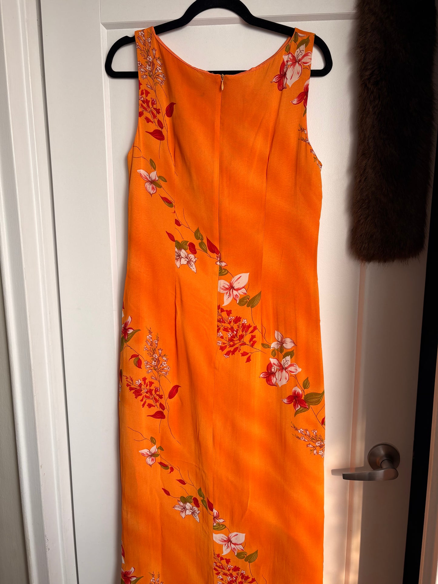 VINTAGE LOUBEN FLORAL MAXI DRESS - M
