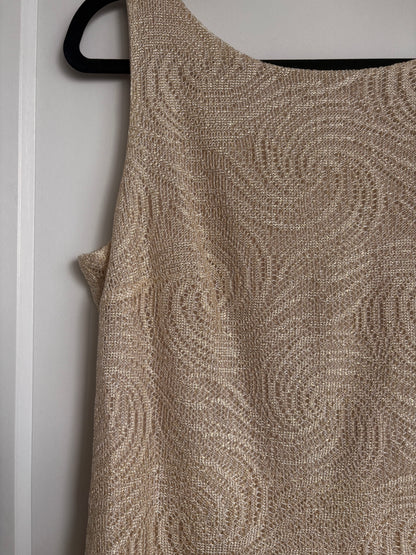 VINTAGE FRINGE CROCHET MAXI DRESS - 12