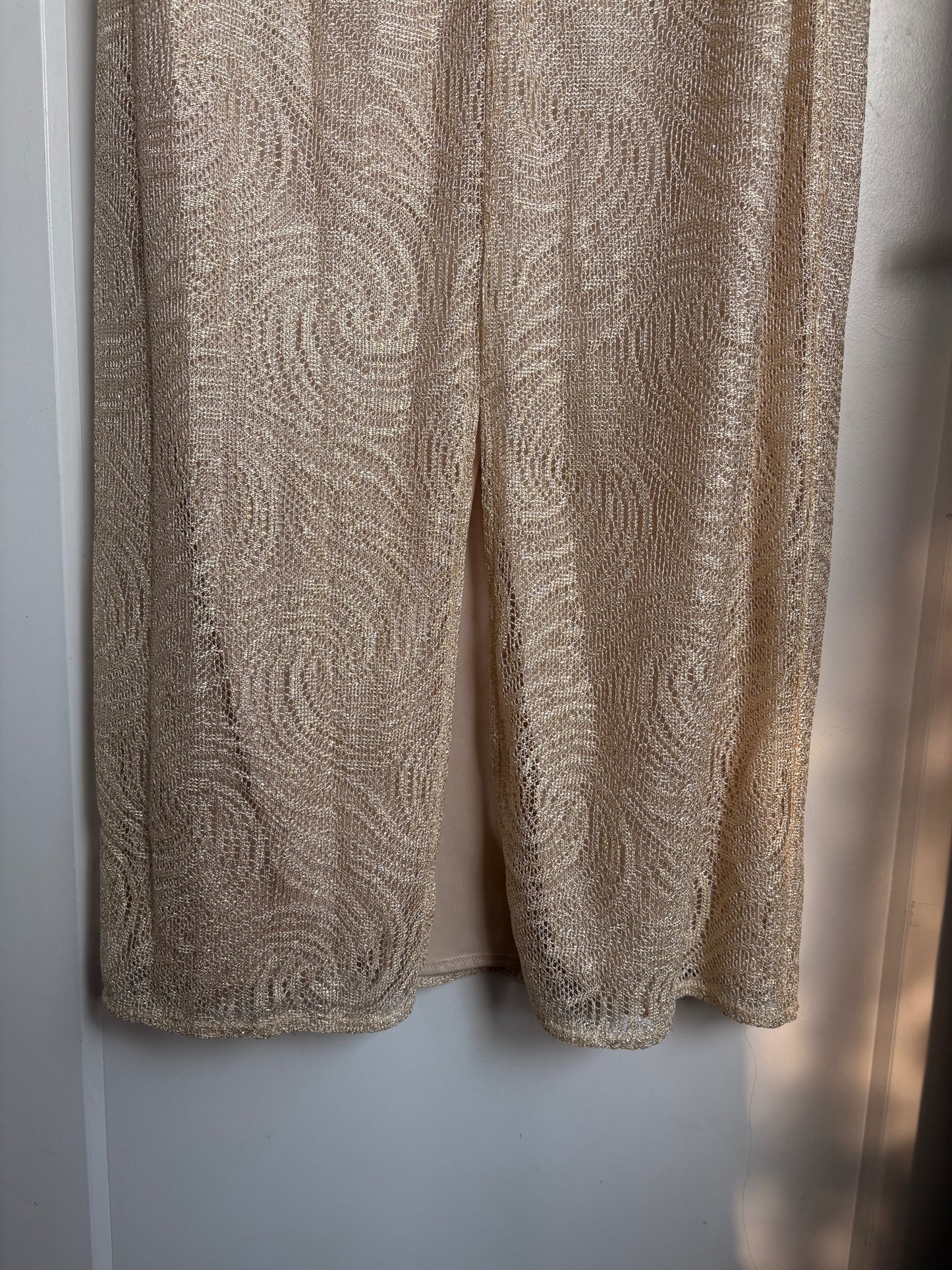 VINTAGE FRINGE CROCHET MAXI DRESS - 12