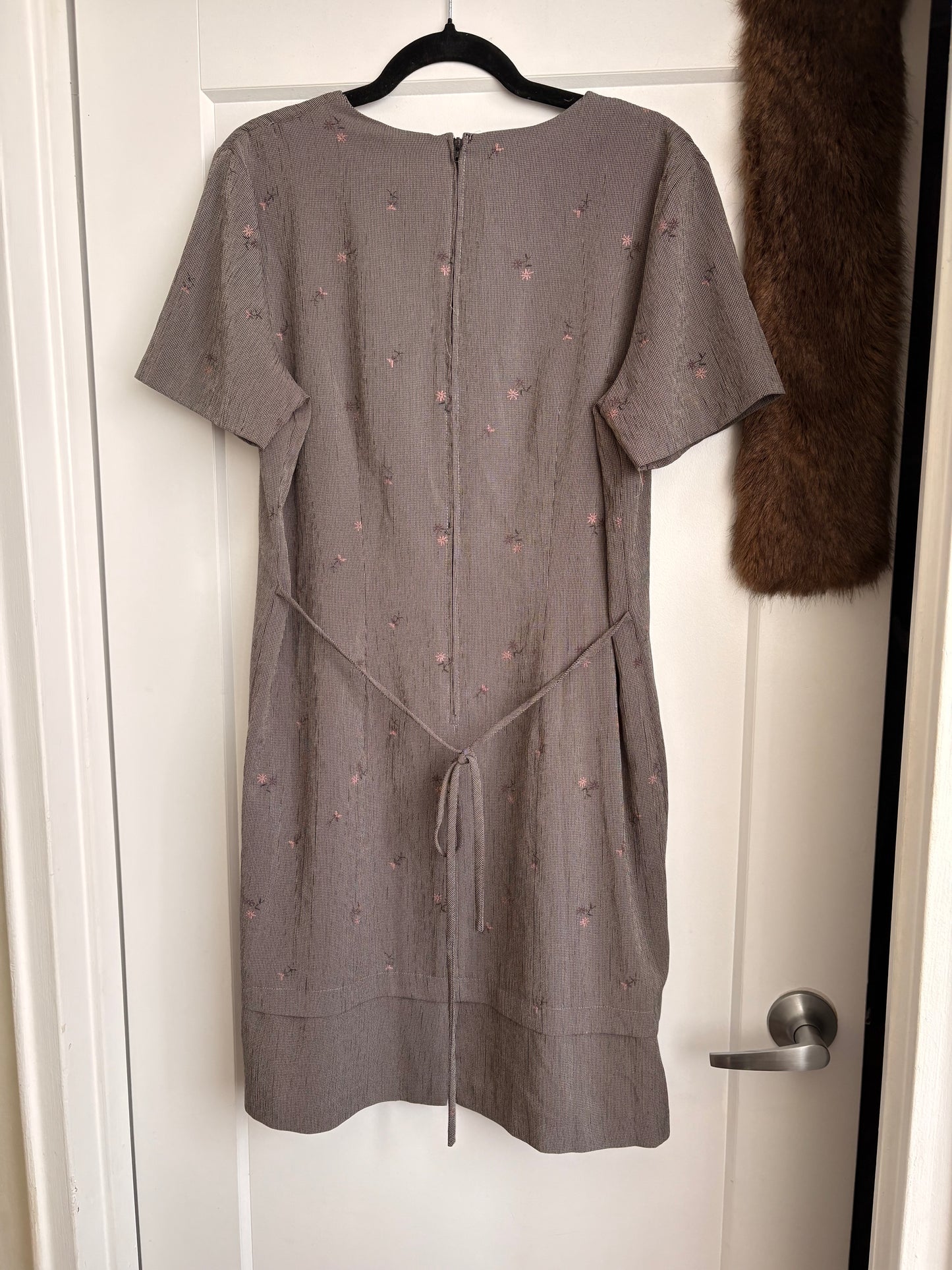VINTAGE DBY FLORAL MINI DRESS - L