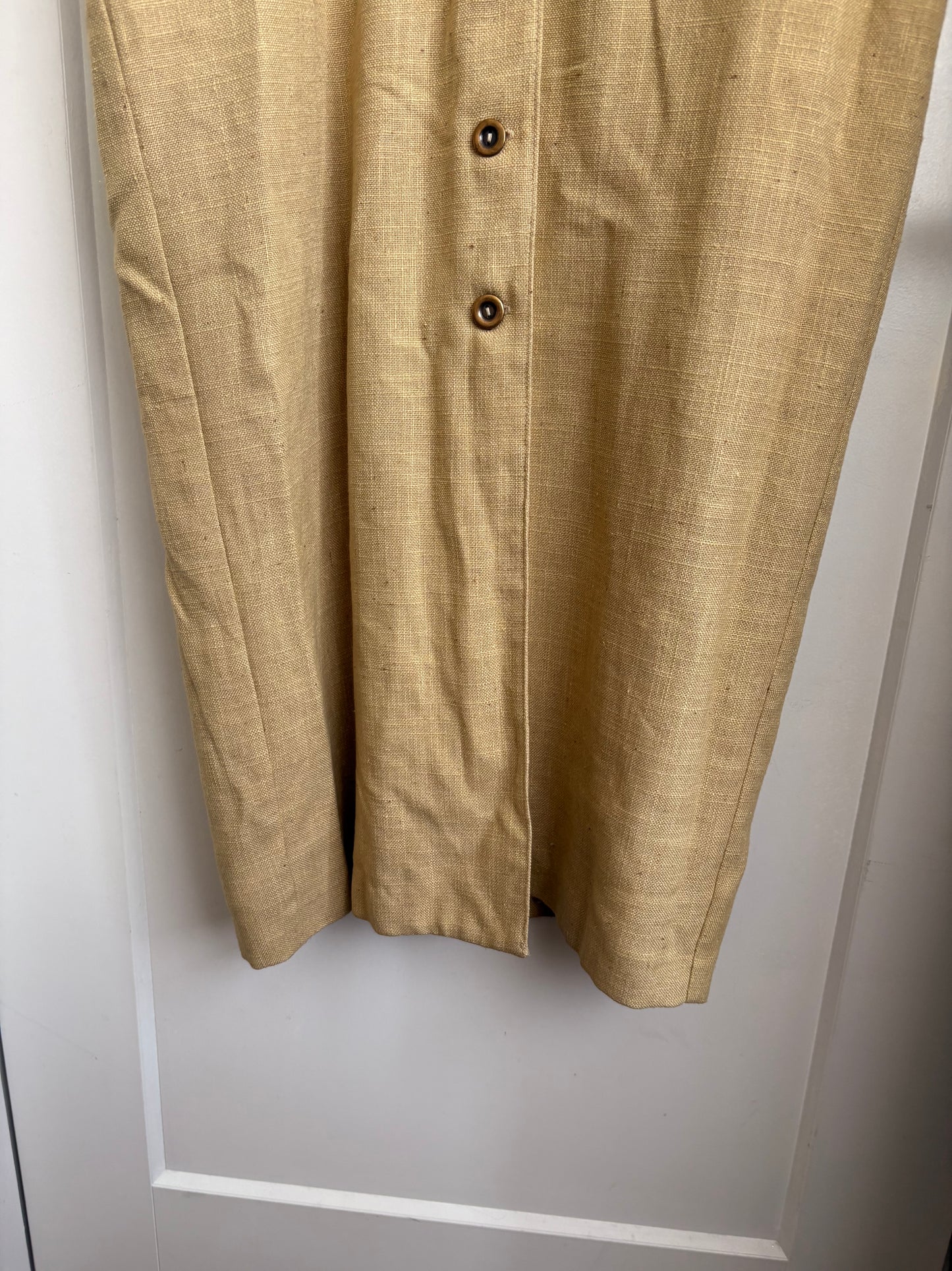 VINTAGE JOSEPH RIBKOFF TAN DRESS - 14