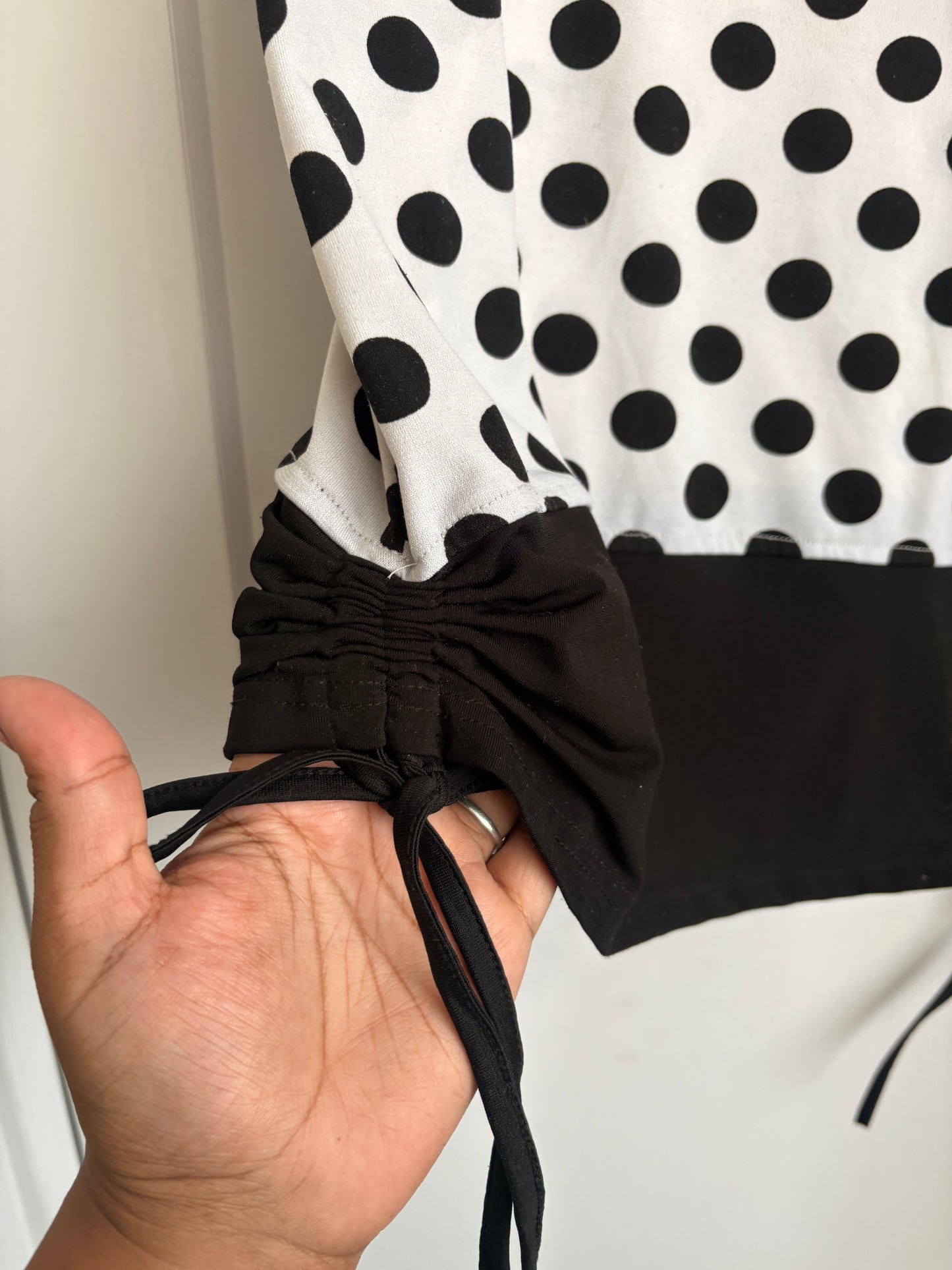VINTAGE Y2K POLKA DOT TOP - M