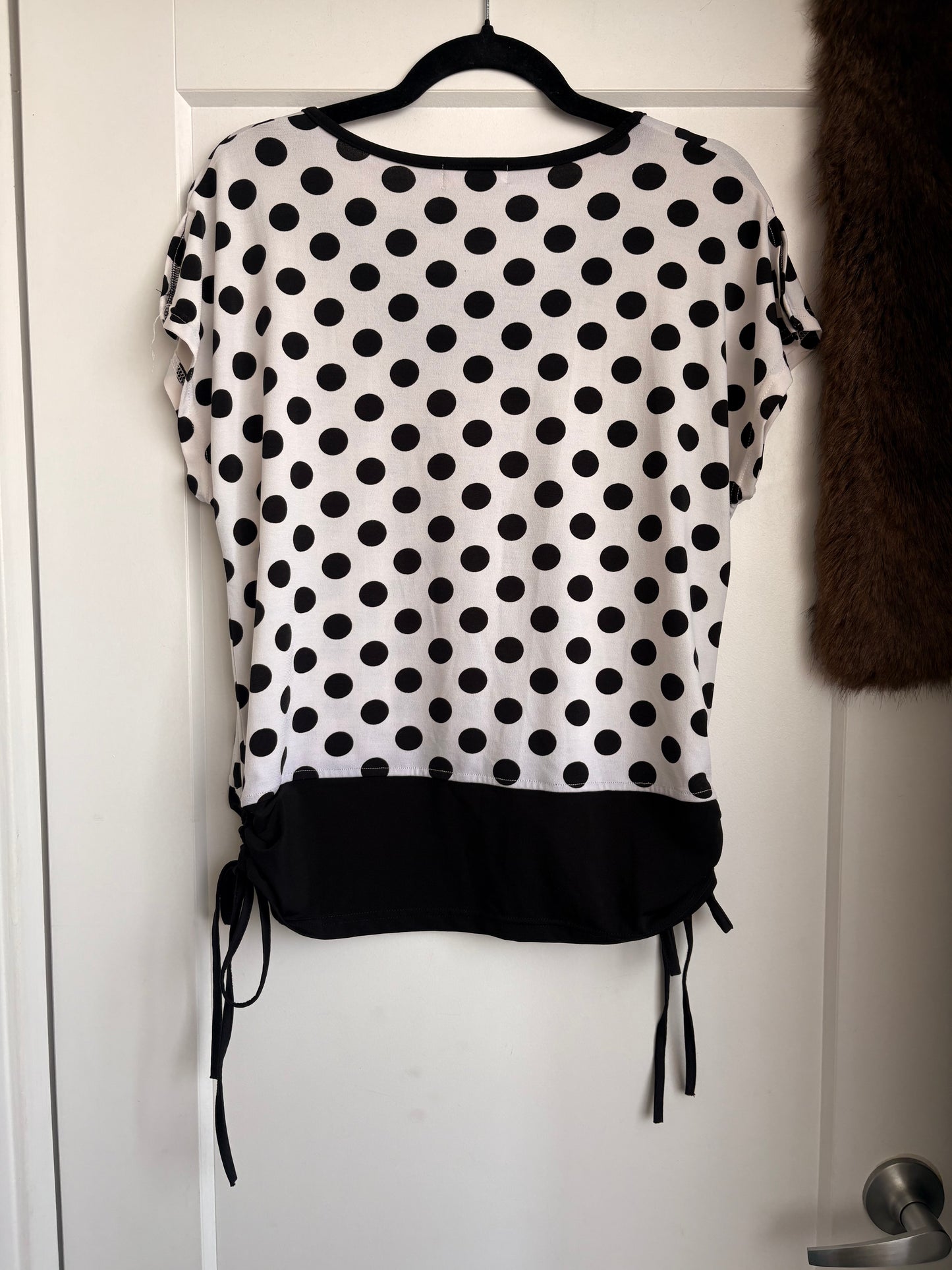 VINTAGE Y2K POLKA DOT TOP - M