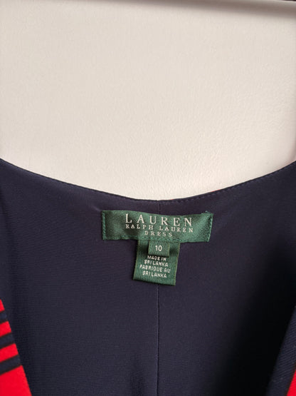 STRIPED LAUREN BY RALPH LAUREN DRESS - 10