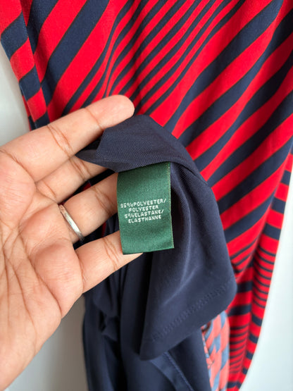 STRIPED LAUREN BY RALPH LAUREN DRESS - 10