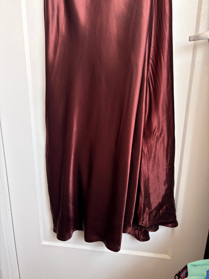 VINTAGE VELVET/SILK EVENING GOWN - 12