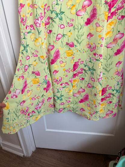 VINTAGE FLORAL MAXI DRESS - 18