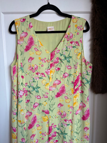 VINTAGE FLORAL MAXI DRESS - 18