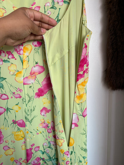 VINTAGE FLORAL MAXI DRESS - 18
