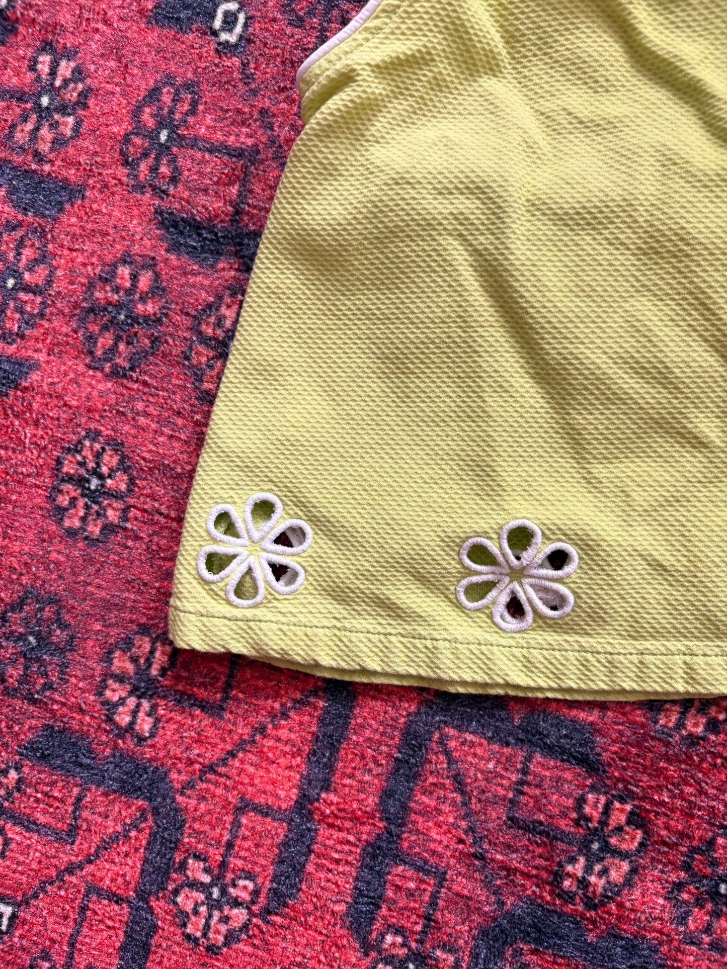 VINTAGE GYMBOREE FLORAL CUT OUT TOP - 18/24M