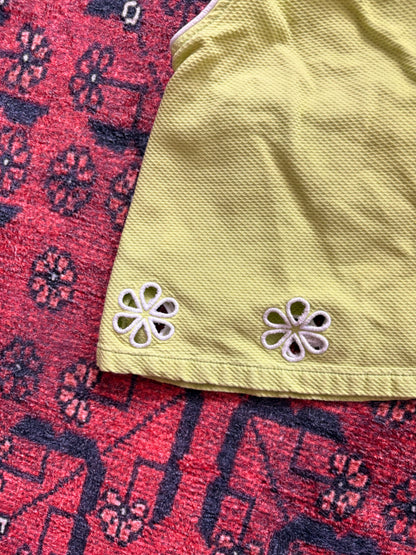 VINTAGE GYMBOREE FLORAL CUT OUT TOP - 18/24M
