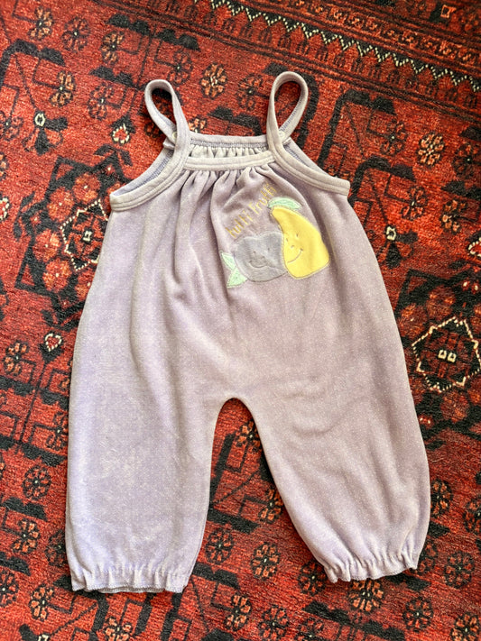 VINTAGE VELVET ROMPER - 3T