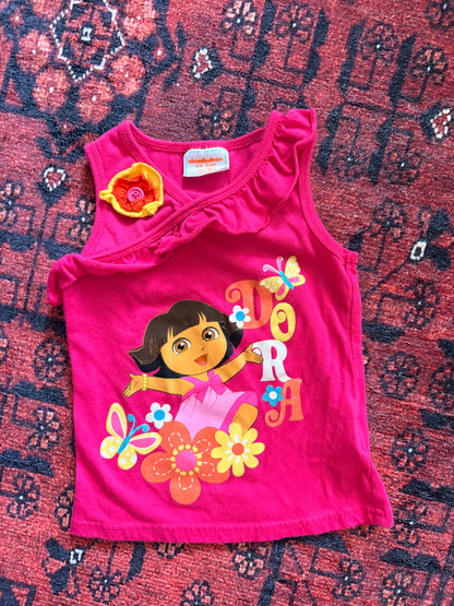 DORA THE EXPLORER TANK TOP - 3T
