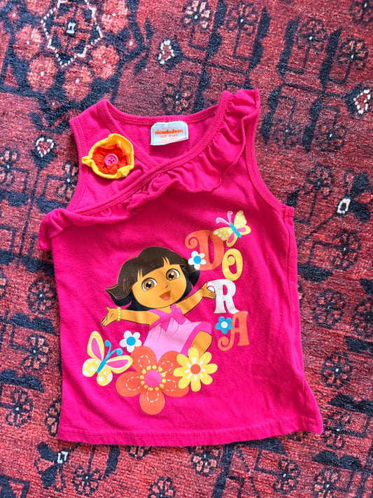 DORA THE EXPLORER TANK TOP - 3T