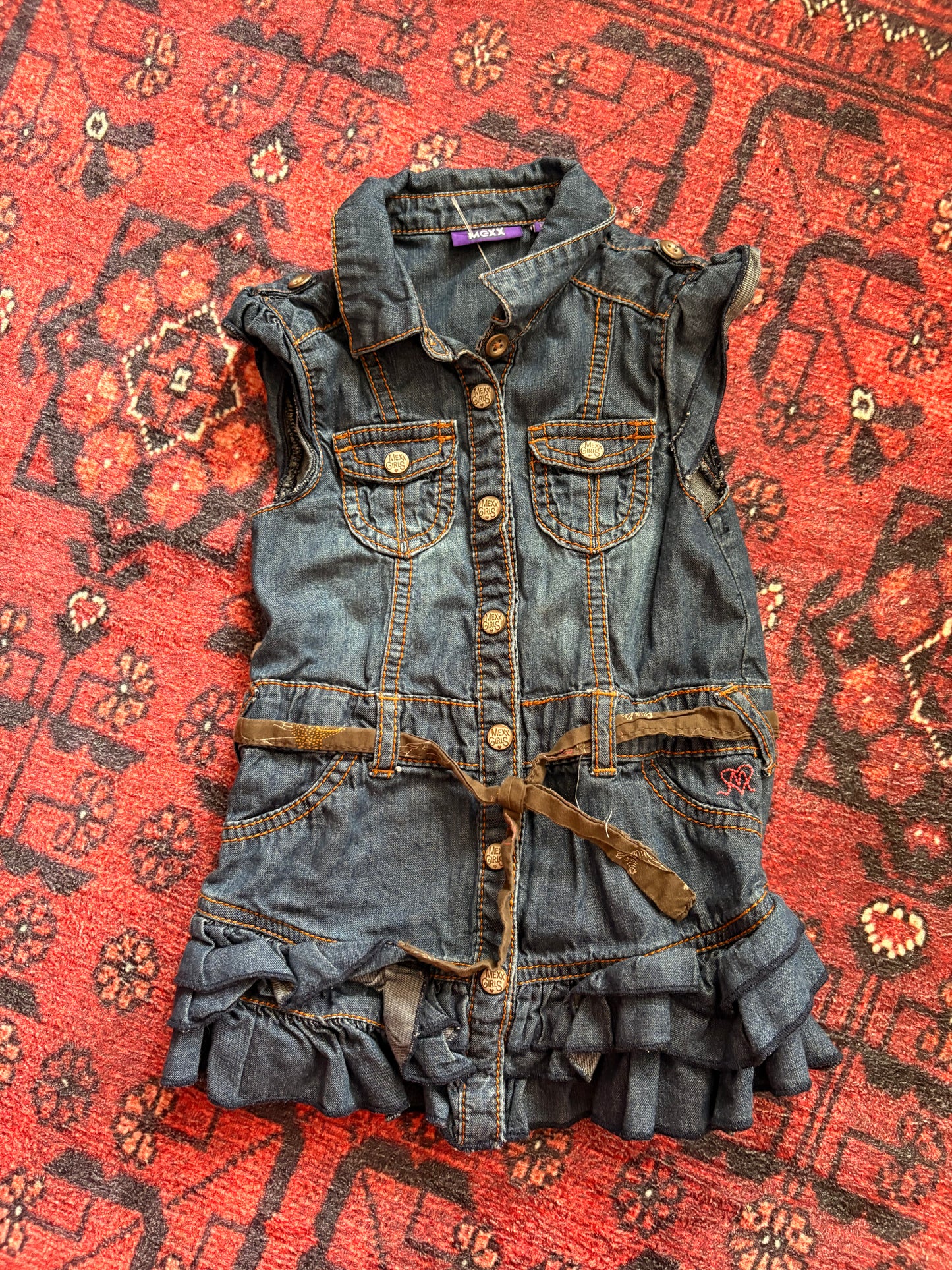 DENIM BABY MEXX DRESS - 18/24M