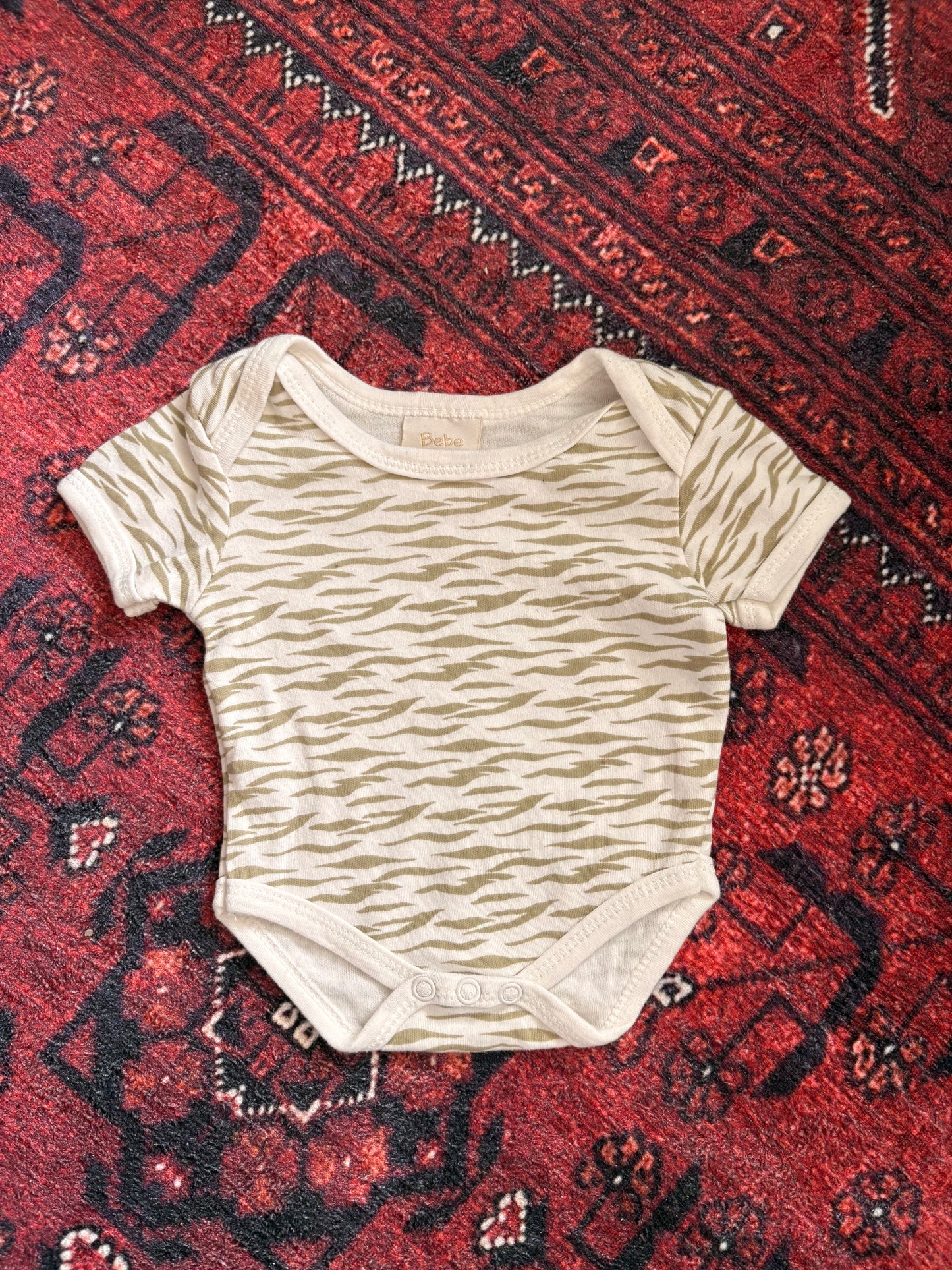 ANIMAL PRINT BABY ONSIE - 0/3M