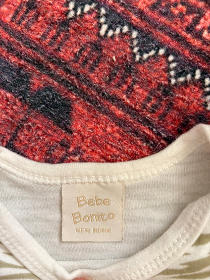 ANIMAL PRINT BABY ONSIE - 0/3M
