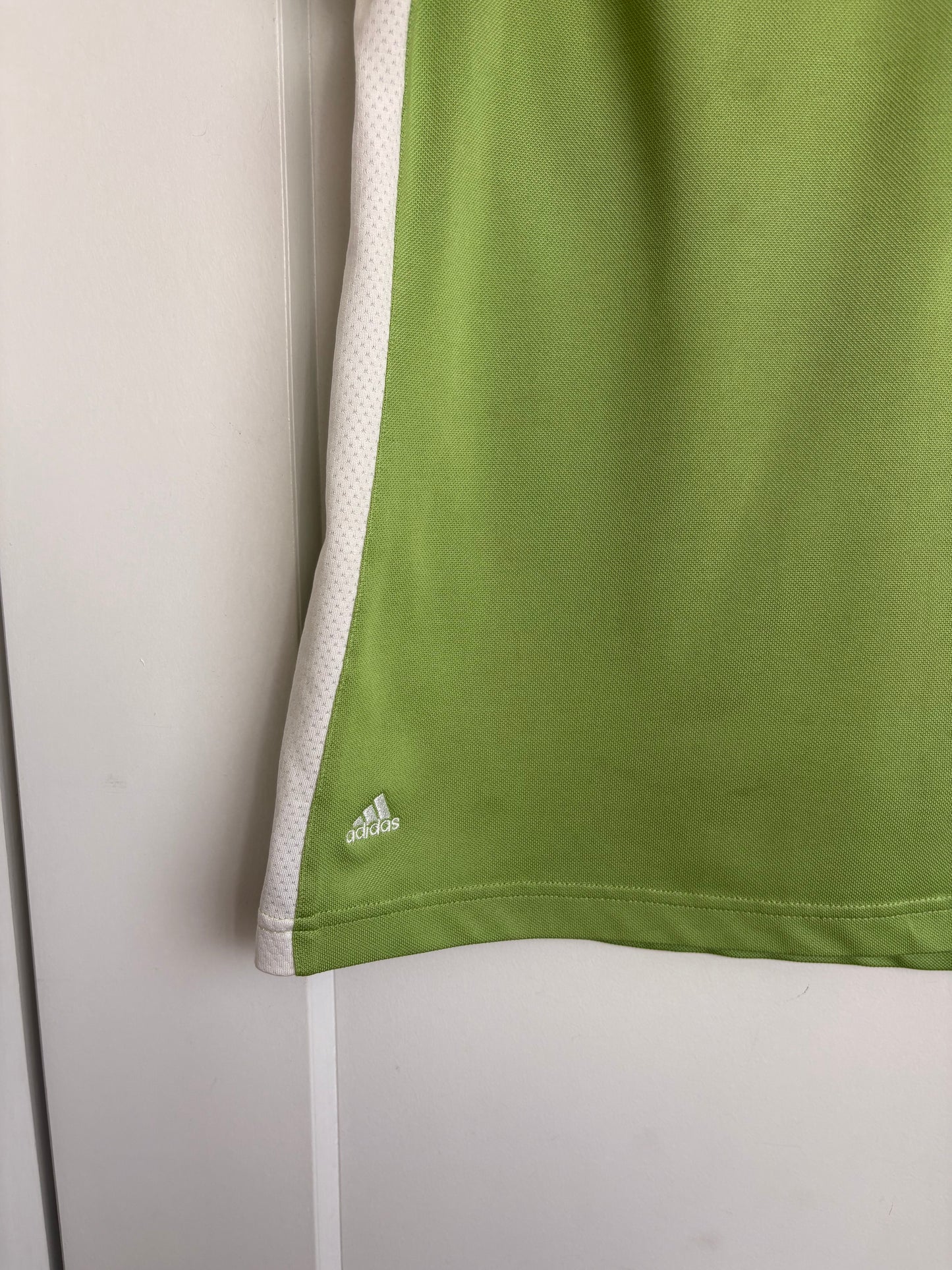 VINTAGE ADIDAS QUARTER ZIP ATHLETIC TOP - L
