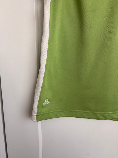 VINTAGE ADIDAS QUARTER ZIP ATHLETIC TOP - L